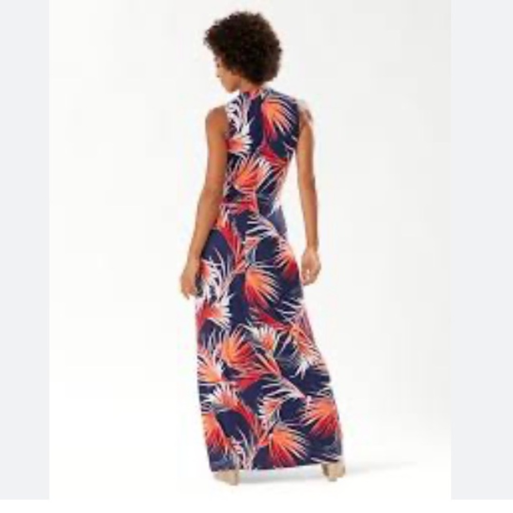 Tommy Bahama Fireworks Fronds Tambour Maxi Dress Size M - Picture 3 of 14